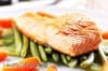 Salmon and veggies